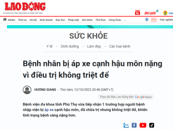 Điều trị áp xe hậu môn bằng thuốc được không?